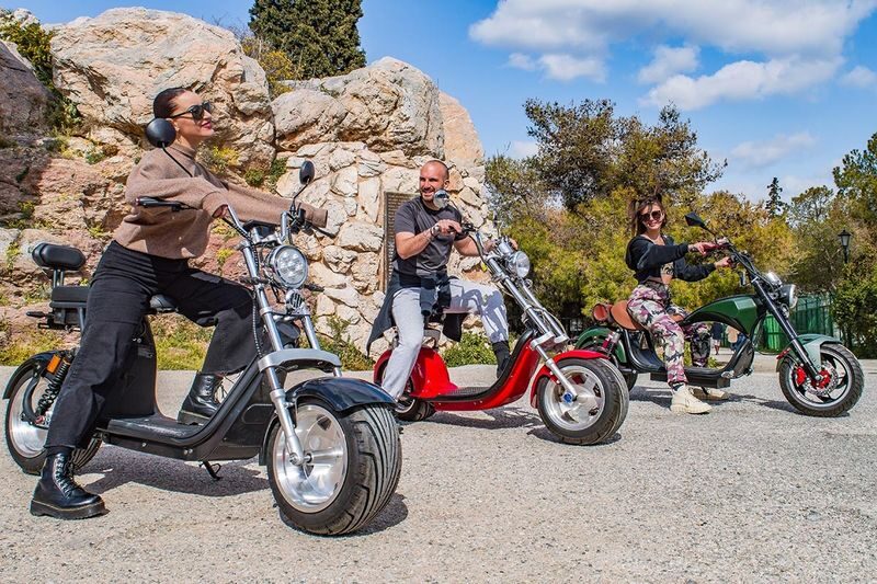 Athens Acropolis Half-Day Small Group E-Bike Tour - Hearing history from a local guide