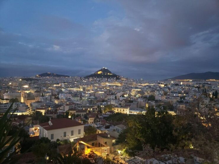 Athens at Night Small-Group Walking Tour With Dinner - Tour Duration and Cancellation Policy