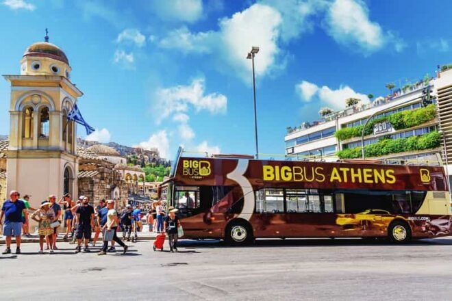Athens: Big Bus Hop-on Hop-off Sightseeing Tour - Routes and Stops