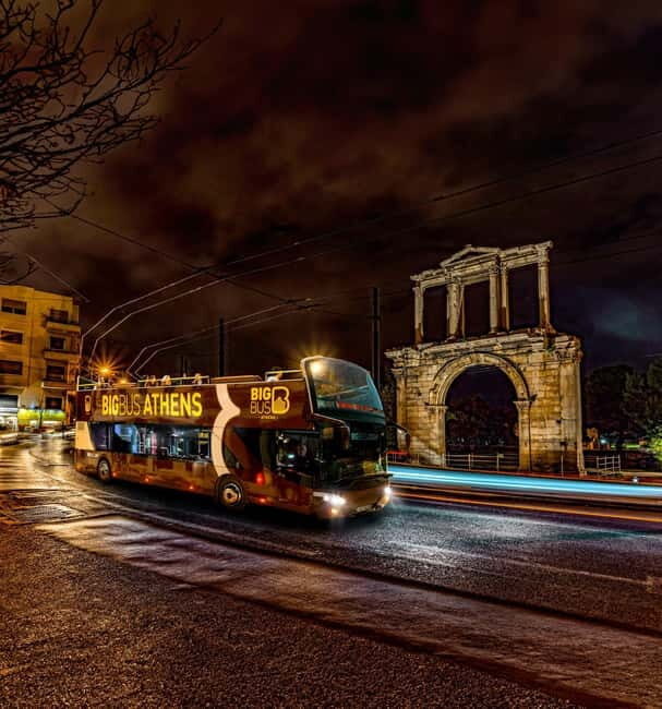 Athens: Big Bus Live-Guided Night Tour by Open-Top Bus - A Detailed Look at the Athens Night Tour