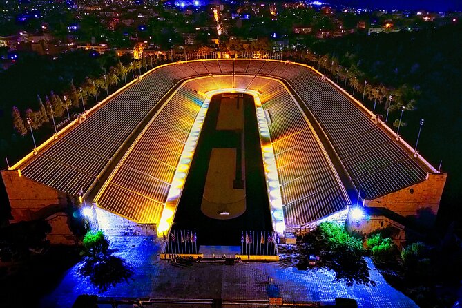 Athens by Night Private Tour Including Champagne on Board - Directions and Itinerary