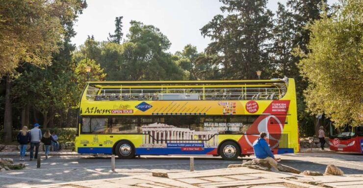 Athens: City and Seaside Yellow Hop-on Hop-off Bus Tour - Tour Details and Features