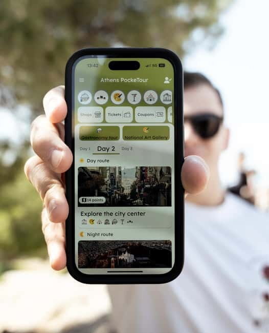 Athens: Custom tours inside an AI powered mobile app - The Itinerary: Starting at Syntagma Square
