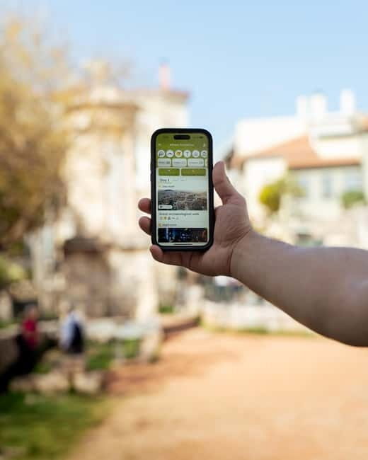 Athens: Custom tours inside an AI powered mobile app - Practical Details & Expectations
