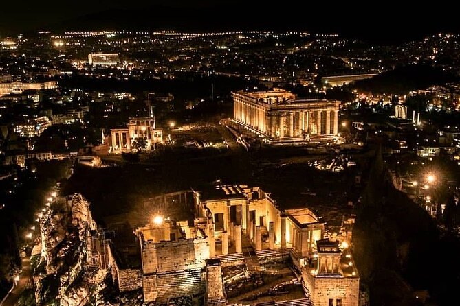 Athens Driving Tour With Piraeus and Lycabettus Hill Sunset - Sunset at Lycabettus Hill