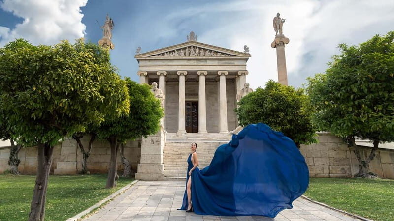 Athens: Flying Dress Photo © Photoshoot "Express package" - The Experience Overview