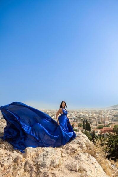 Athens Flying Dress Photoshoot - Meeting Point and Instructions
