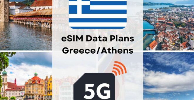 Athens: Greece/ Europe Esim Internet Data Plan High-Speed - Flexible Cancellation Policy
