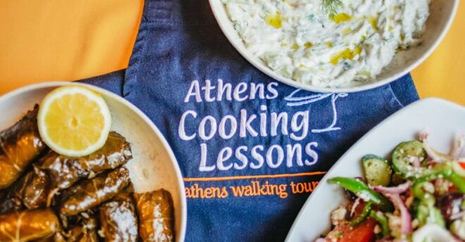 Athens: Greek Cooking Lesson & 3-Course Dinner - Full Description