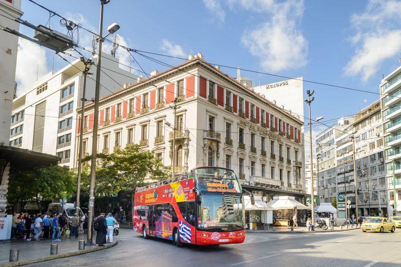 Athens Hop-On Hop-Off Bus by City Sightseeing - A moving overview of Athens, not a shortcut through it