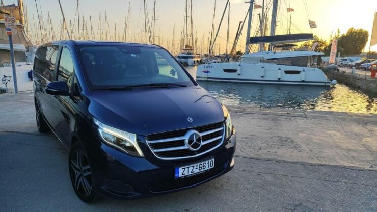 Athens: Mercedes V-Class Luxury Airport, Port, City Transfer - Service Description