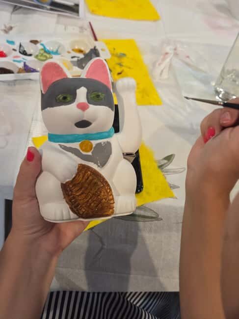 Athens: Paint Your Own Maneki Neko at Cat Cafe - Athens: Paint Your Own Maneki Neko at Cat Cafe