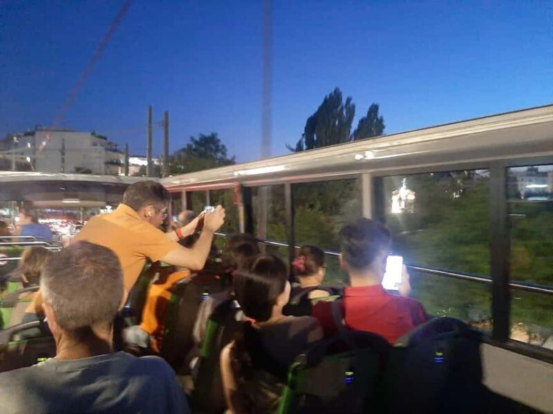 Athens panoramic tour by night with open double decker bus - Good To Know