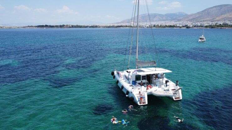 Athens Riviera Private Catamaran Cruise With Meal and Drinks - Tour Details