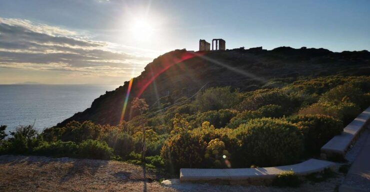 Athens: Sounio Temple of Poseidon Sunset By Athenian Riviera - Admire the Temple of Poseidon