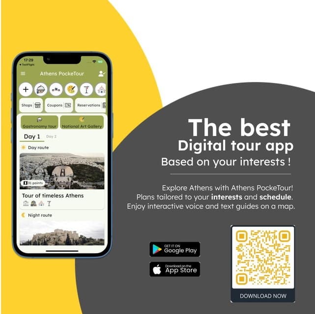 Athens Tour App: Discover Every Spot Based on Your Interests - Good To Know