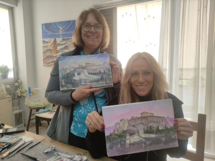 Athens: Watercolor Painting Workshop With Acropolis - Painting Techniques Covered