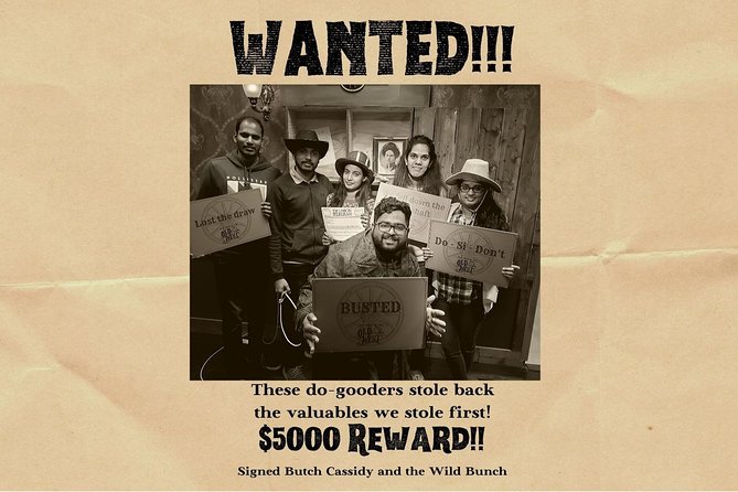Atlanta Wild-West-Themed Private Escape Room Experience - Whats Included