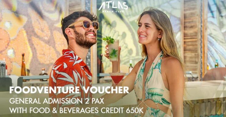 Atlas Beach Club Bali: Day Pass With F&B Credit - Key Points