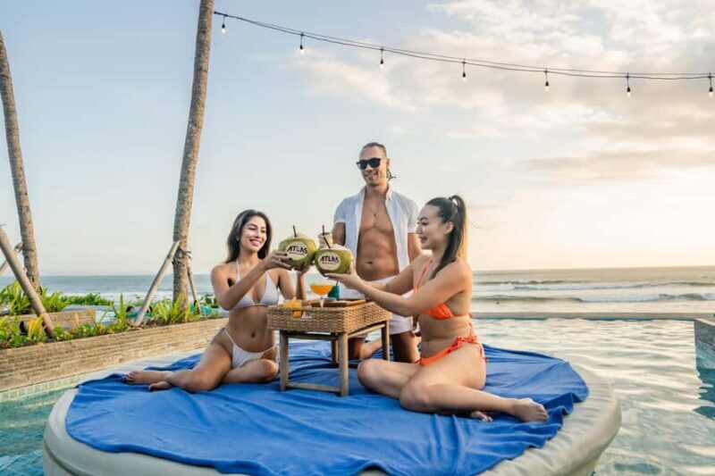 Atlas Beach Club Bali: DayBed Booking with F&B Credit - FAQ