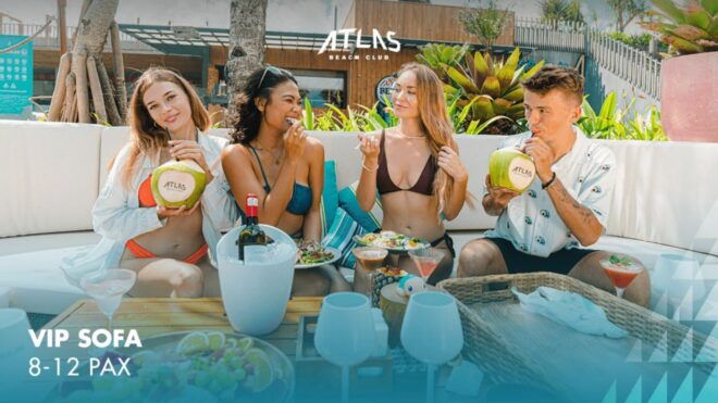 Atlas Beach Club Bali: Daybed/Sofa Booking With F&B Credit - Pricing Details and Reservations