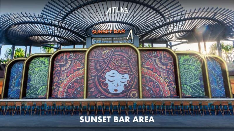 Atlas Beach Club Bali: One Day Pass / F&B Credit Voucher - Market & Additional Attractions