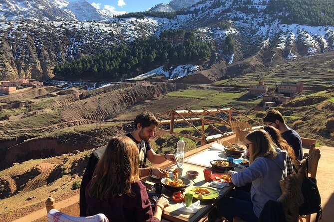 Atlas Mountains And Toubkal Massif & Waterfalls Guided Day Tour From Marrakech - Meeting and Pickup Details