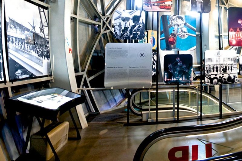 Atomium Entry Ticket in Brussels - Inside, the route is part of the show