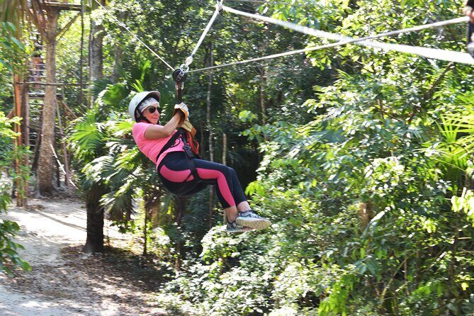 ATV circuit in the jungle + Horseback riding, ziplines & Cenote - The Sum Up