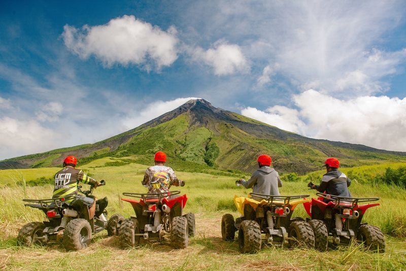 ATV Experience in Legazpi by Your Brother - Riding toward Mayon, with no promise of a clear view
