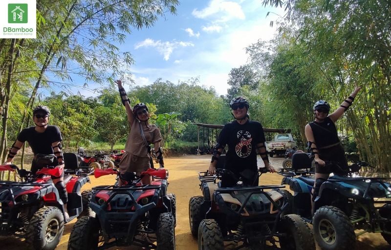 ATV Long Track Adventure Up To 10KM by DBamboo Kamp Bintan Island - From hotel pickup to the trail