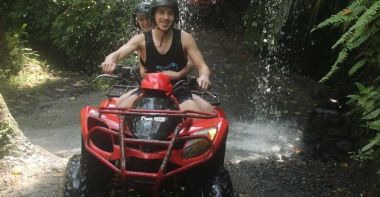 Atv Quad Bike Through Tunnel Waterfall and Raffting - Highlights