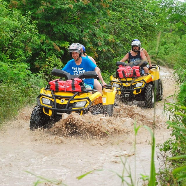 Atv Single Drive Zipline and Cenote Swim - Itinerary and Experience