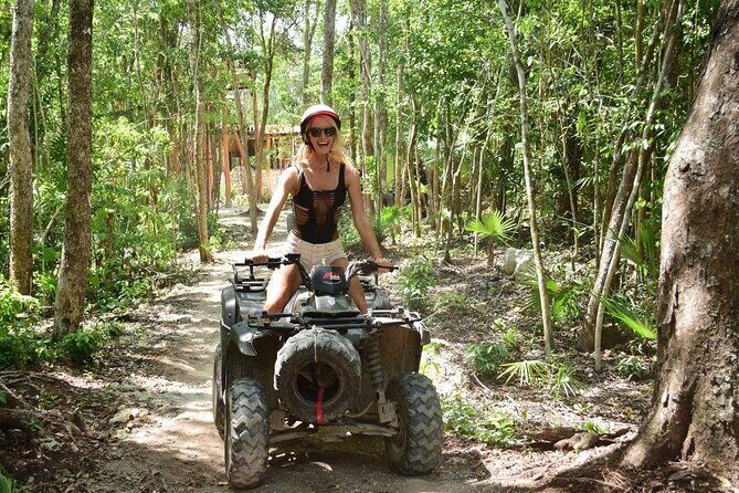 ATV Single Zipline and Cenote Extreme Combo 3x1 from Cancun - Good To Know