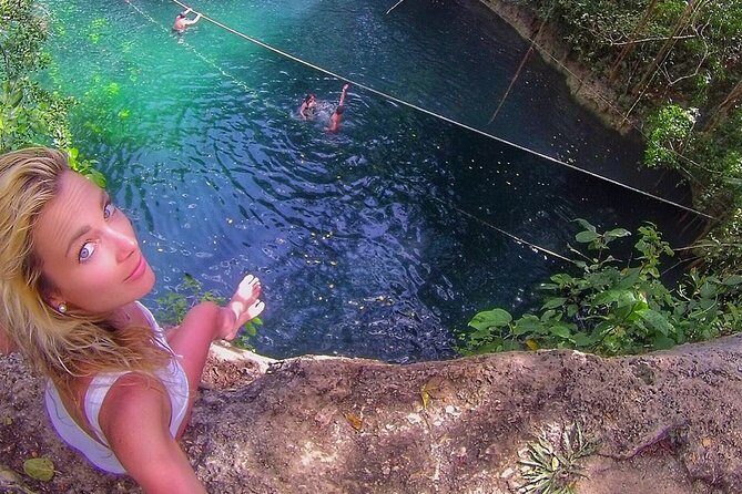Atv , ziplines and cenote jungle adventure - Snacks & Group Atmosphere