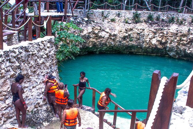 ATVs (Shared), Ziplines & Cenote! Half-Day With Transportation From Cancun - Refreshing Cenote Swim
