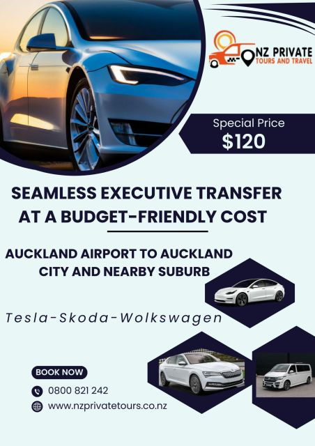 Auckland Airport Taxi: Private Transfer One Direction - Duration and Availability