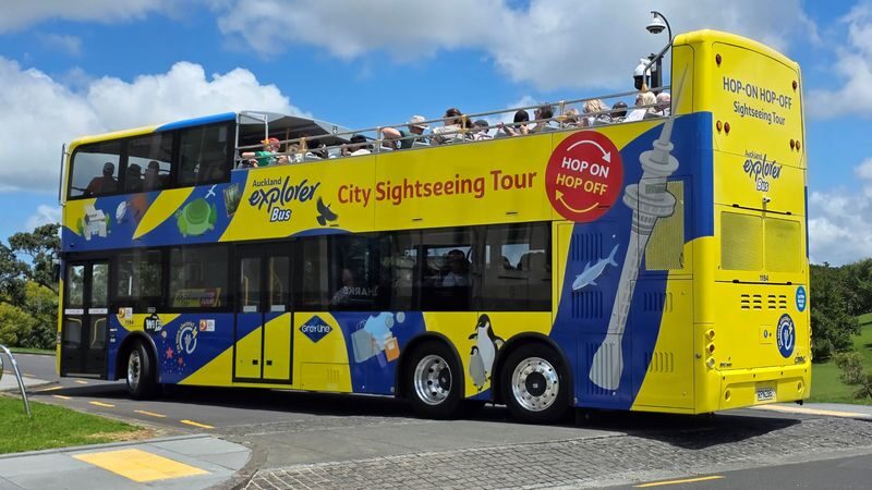 Auckland Explorer Bus Hop On Hop Off Bus Pass - The timetable is the main planning challenge