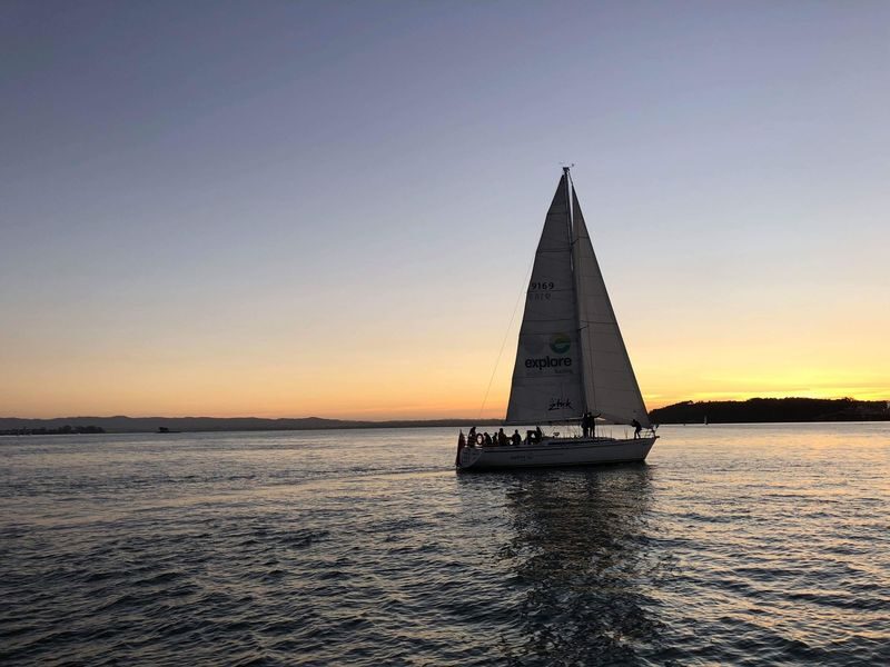 Auckland Harbour Dinner Cruise - Sailing out from Viaduct Basin