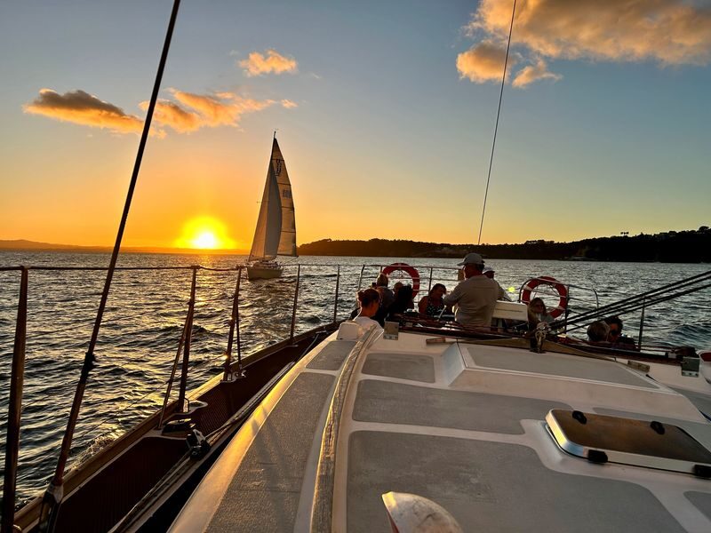 Auckland Harbour Dinner Cruise - Waitemata Harbour by day and by night