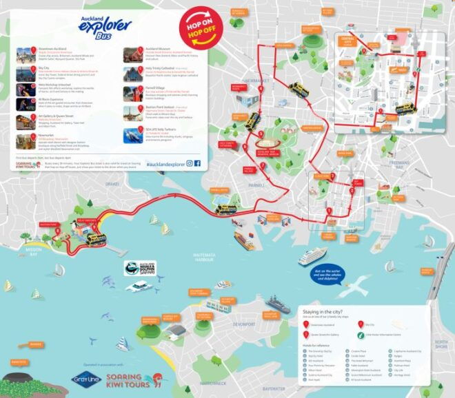 Auckland: Hop-On Hop-Off Explorer Bus Ticket - Inclusions and Tour Details