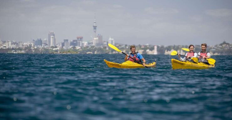 Auckland: Sunset & Night Sea Kayak Tour to Rangitoto Island - Experience