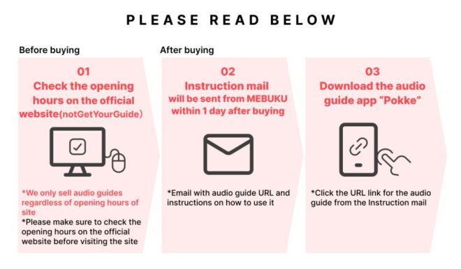 Audio Guide Tour of Kinkaku-ji & Ryōan-ji Areas Zen Echoe - Directions: How to Use the Audio Guide