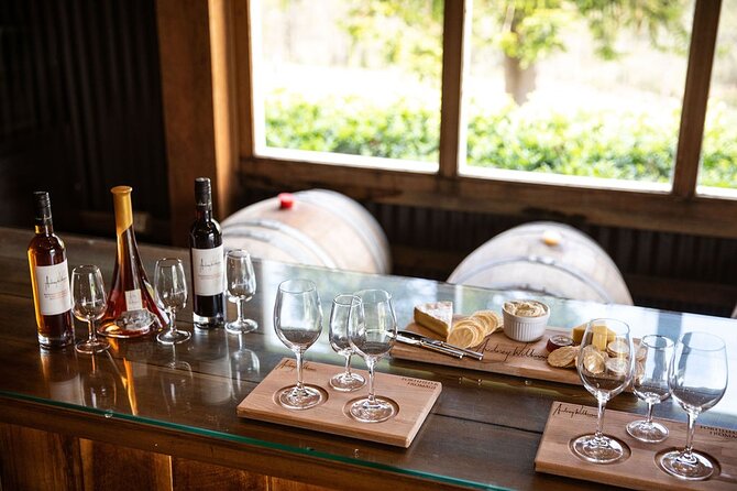 Audrey Wilkinson Vineyard: Fromage and Fortified Wine Experience - End Point: Return to Cellar Door