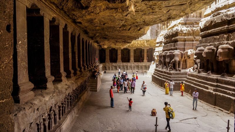 Aurangabad Ellora & Ajanta Caves Private Full-Day Tour - One day, two very different cave complexes