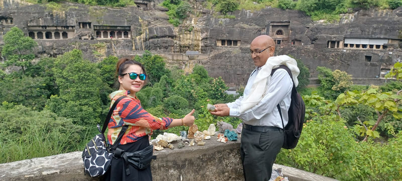 Aurangabad Ellora & Ajanta Caves Private Full-Day Tour - Ajanta’s Buddhist caves and painted walls