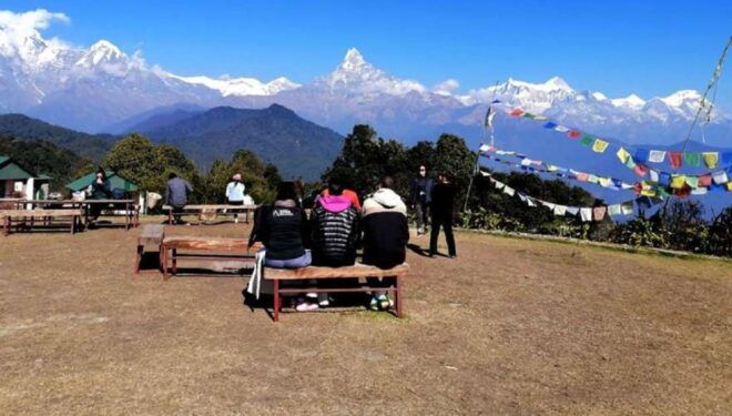 Australian Base Camp Hike for Sunrise Over the Himalayas - Australian Camp and Descent