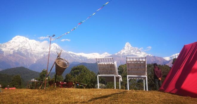 Australian Camp & Dhampus: 2-Day Private Trekking Tour - Unique Experiences