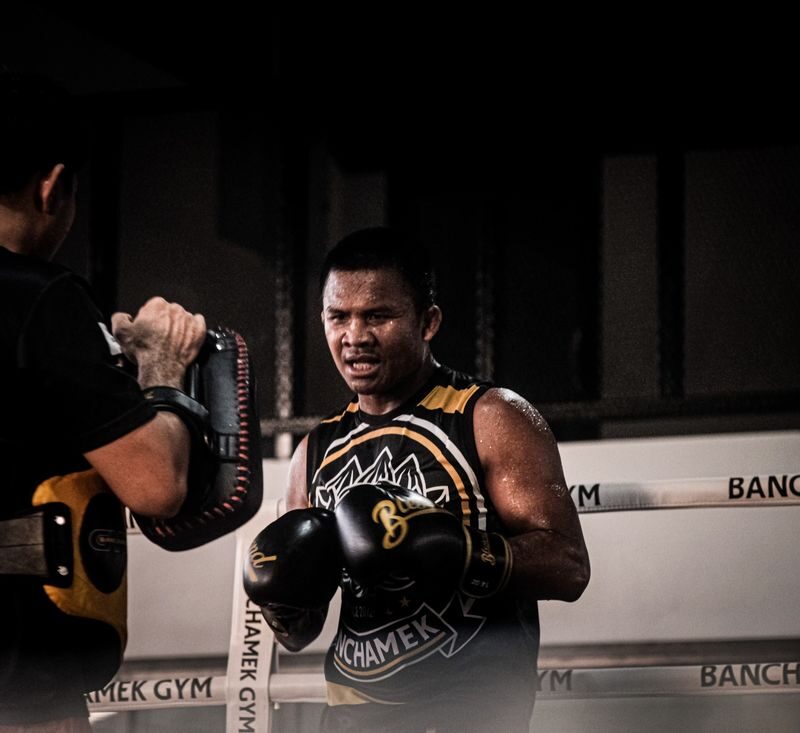 Authentic Muay Thai Training at Buakaw Village Koh Samui - A training session, not a staged show