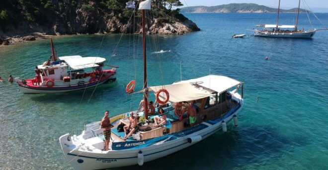 Authentic Skiathos Cruise Around the Island With Lunch. - Itinerary Highlights